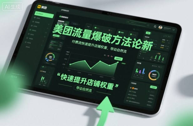 美团流量爆破方法论,付费流快速提升店铺权重,带动自然流-夜晚笔记