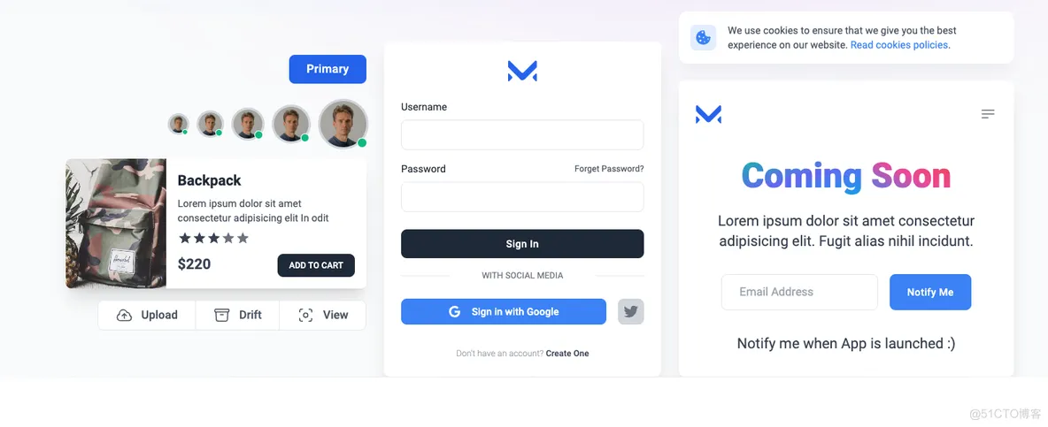 Meraki UI(基于Tailwind CSS构建的开源前端组件库)-夜晚笔记
