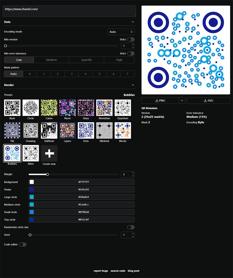 qrframe(开源在线二维码生成器网站源码)-夜晚笔记