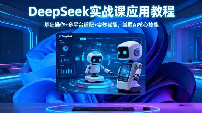 (16391期)DeepSeek实战课应用教程、基础操作+多平台适配+实体赋能,掌握AI核心技能-夜晚笔记