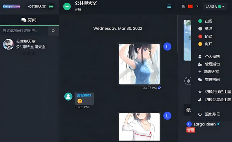 最新公共聊天室ChatNetV1.11-V1.9源码 完整汉化版-夜晚笔记