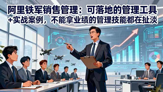 (16436期)阿里铁军销售管理:可落地的管理工具+实战案例,不能拿业绩的管理都在扯淡-夜晚笔记