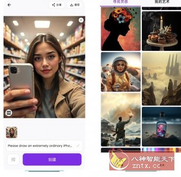 CreArt AI文字生成图像v2.5.7高级版-夜晚笔记