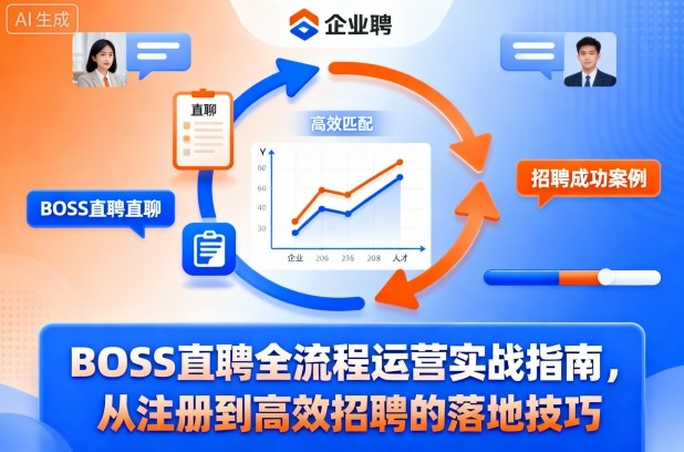 BOSS直聘全流程运营实战指南，从注册到高效招聘的落地技巧-夜晚笔记