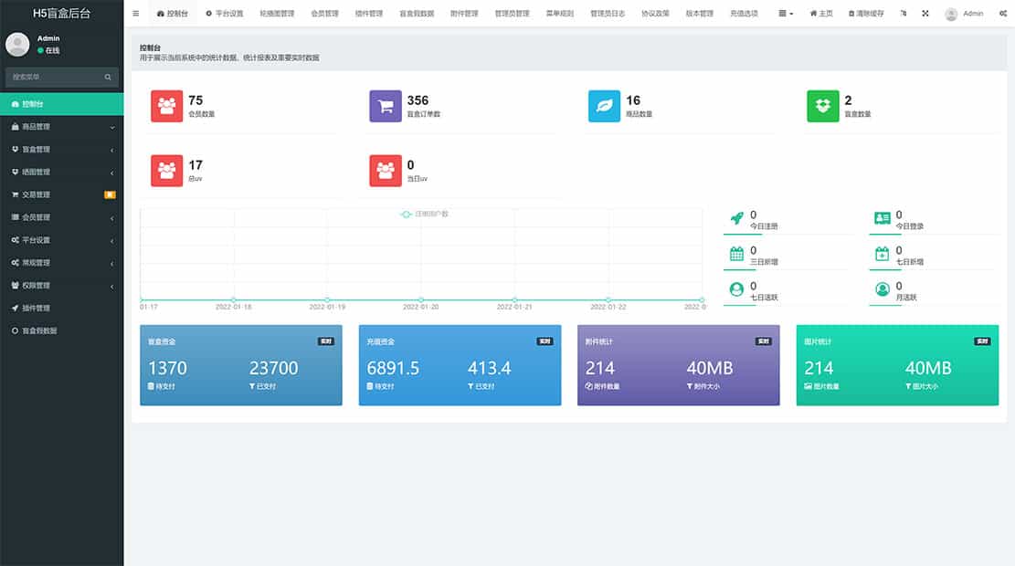 图片[3]-最新PHP盲盒商城系统源码 | ThinkPHP框架 | 支持晒图、免签支付、短信验证、在线回收-夜晚笔记