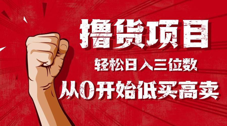 (16315期)手把手教你撸货,从0开始低买高卖,小白轻松实现日入三位数!!!-夜晚笔记