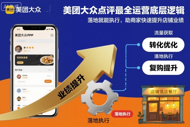 美团大众点评最全运营底层逻辑，落地就能执行，助商家快速提升店铺业绩-夜晚笔记