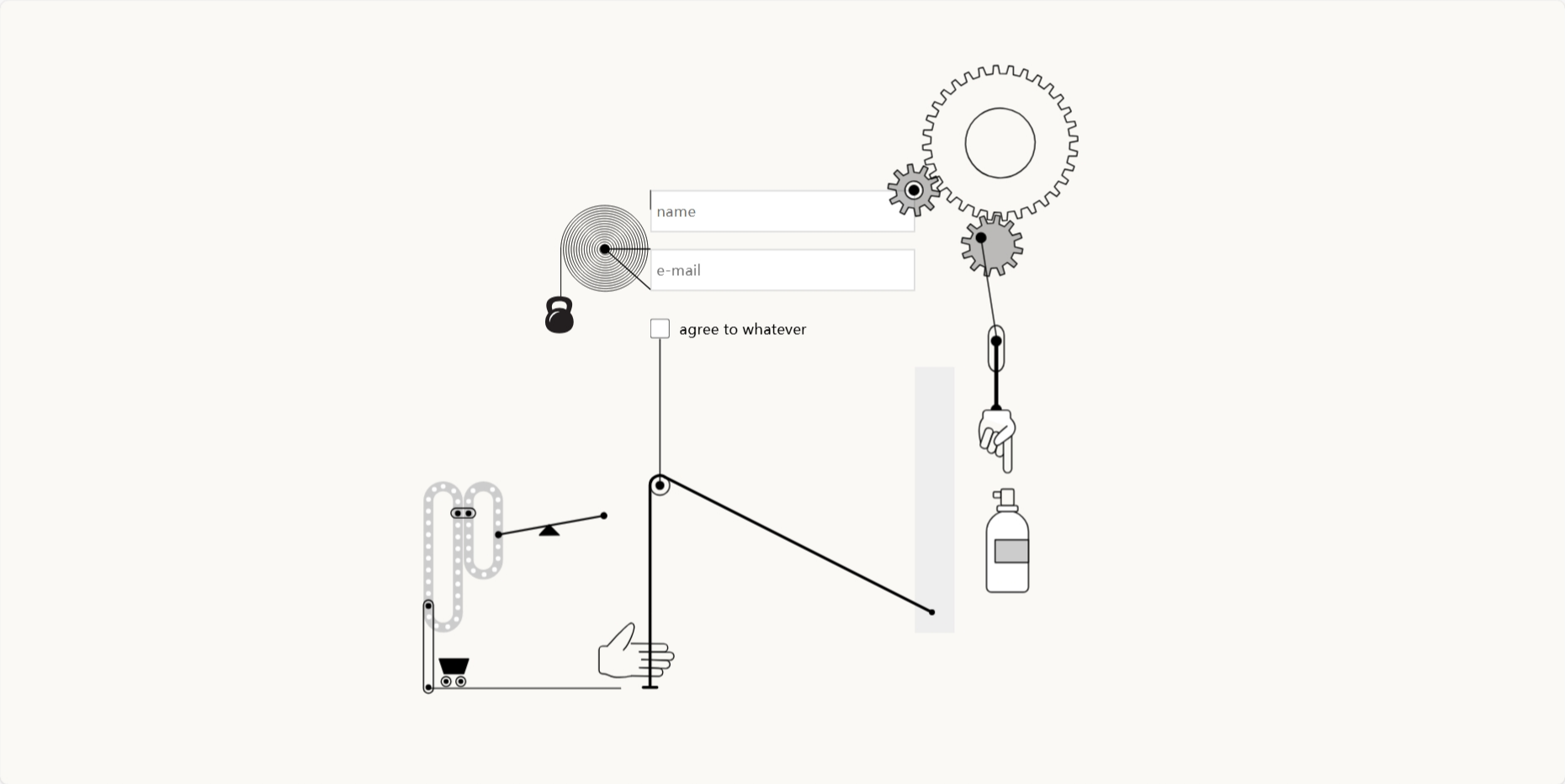 小题大做的动态互动登录页html源码-夜晚笔记
